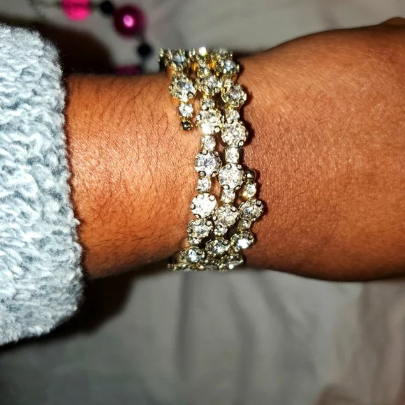Rhinestone bracelet - Picture 1 of 2